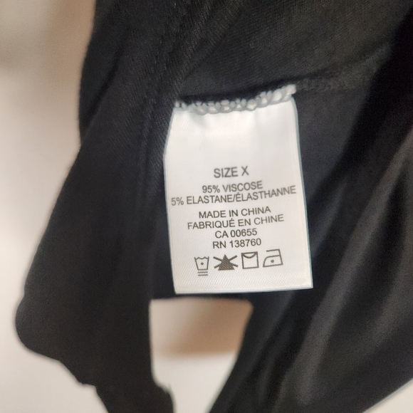 Addition Elle Black Soft Stretch Bodysuit Sleeveless Top Womens Size 0X X - Picture 8 of 9